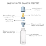 Bibs Glass Baby Bottle 240ml Medium Flow