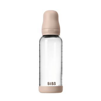 Bibs Glass Baby Bottle 240ml Medium Flow