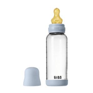 Bibs Glass Baby Bottle 240ml Medium Flow