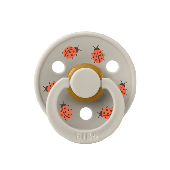 Bibs Latex Pacifier Studio Ladybug Design 2 Pack | Soother - My Little Thieves