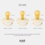 Bibs Pacifier Studio Colour 2 Pack Bumblebee Latex | Soother - My Little Thieves