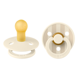 Bibs Round Pacifier Studio Colour 2 Pack Latex | Newborn Soother
