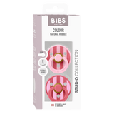 Bibs Round Pacifier Studio Colour 2 Pack Latex | Newborn Soother