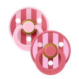 Bibs Round Pacifier Studio Colour 2 Pack Latex | Newborn Soother