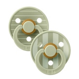 Bibs Round Pacifier Studio Colour 2 Pack Latex | Newborn Soother