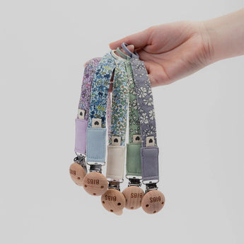 Bibs X Liberty Pacifier Clip | Timeless Liberty Print Dummy Holder - My Little Thieves