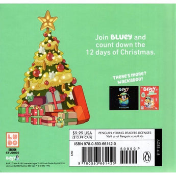 Bluey: 12 Days Of Christmas | Tabbed Board Book For Little Fans