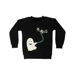 Boy Sweatshirt  Booooohing Black