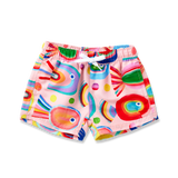 Boys Boardshorts Fancy Fins Swimsuit | Kids Swim Trunks