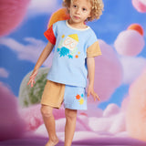 Boys See You In Space Terry T Shirt + Shorts Set | Summer