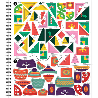 Brain Games Sticker By Number Christmas 28 Images Book