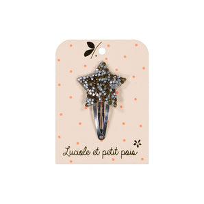 Star Hair Clip with Rhinestones - Celestial Elegance
