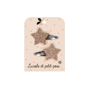 Glitter Star Hair Clips Celestial Sparkle For Your Style