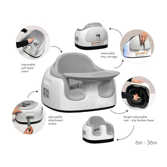 Bumbo Multi Seat Booster Ultimate 3 In 1 Seating Solution For Children | Booster Seat