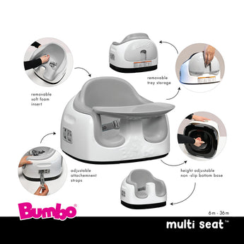 Bumbo Multi Seat Booster Ultimate 3 In 1 Seating Solution For Children | Booster Seat