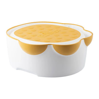 Bumbo Step â€˜N Potty Soft And Comfortable, Non Slip, Removable Cup & Stow Away Lid | Toilet Trainer