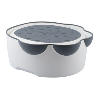 Bumbo Step â€˜N Potty Soft And Comfortable, Non Slip, Removable Cup & Stow Away Lid | Toilet Trainer