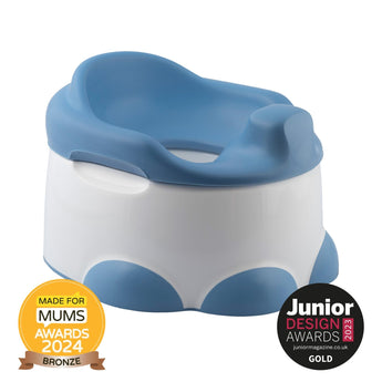 Bumbo Step â€˜N Potty Soft And Comfortable, Non Slip, Removable Cup & Stow Away Lid | Toilet Trainer