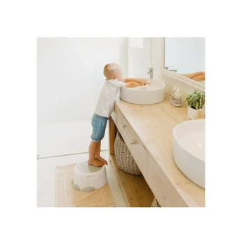 Bumbo Step â€˜N Potty Soft And Comfortable, Non Slip, Removable Cup & Stow Away Lid | Toilet Trainer