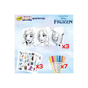 Crayola POPS Disney Frozen 3D Activity Set