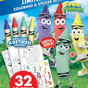 Crayola Retired Colors Free Time Coloring & Activity Set