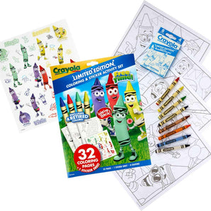 Crayola Retired Colors Free Time Coloring & Activity Set