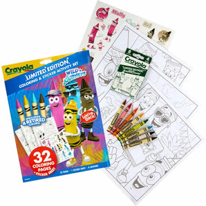 Crayola Retired Colors Wild Journeys Coloring & Activity Set – 32 Pages
