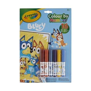 Crayola Colour by Numbers - Bluey Set