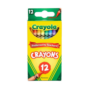 Crayola Peggable Crayons 12 Ct - Multicolor