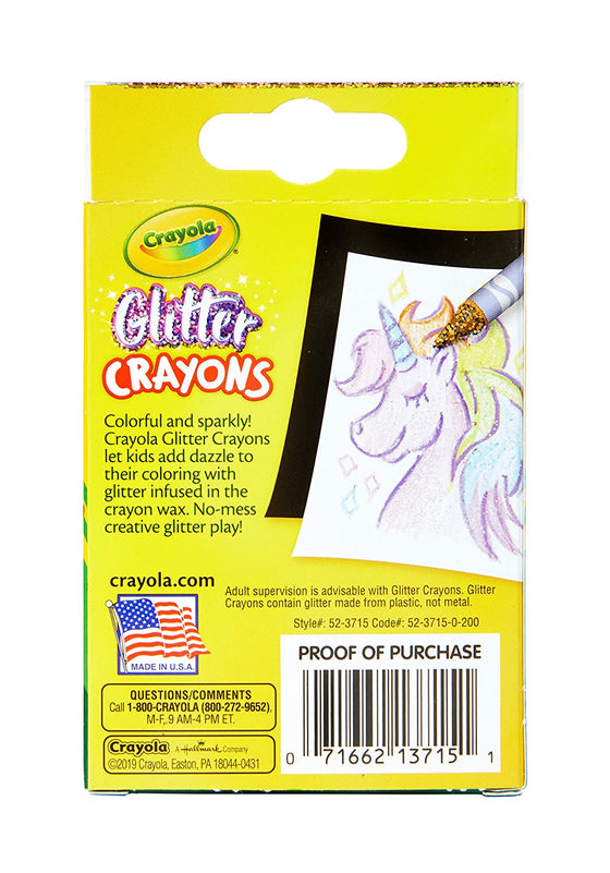 24 ct. Glitter Crayons