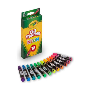 Crayola Oil Pastels Neon,12 Ct Sticks