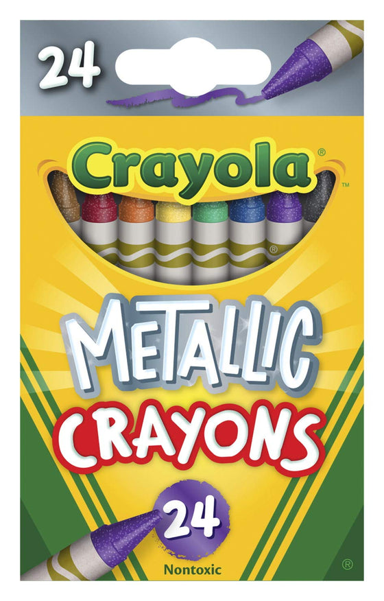 24 ct. Metallic Crayons