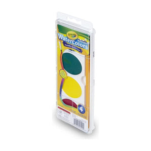 Crayola Jumbo Watercolor Paint Set with Brush