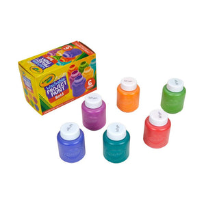 Crayola Washable Project Paint Set, Bold Colors