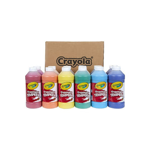 Crayola Premier Tempera Paint Set - 12 Vibrant Colors