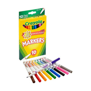 Crayola 10 Classic Fine Line Color Max Markers