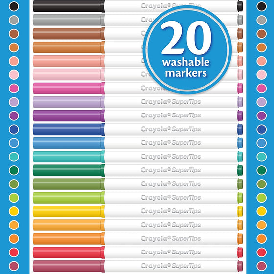 20 ct. Washable Super Tips Markers