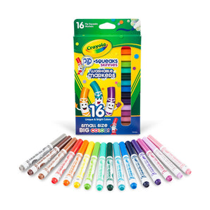 Crayola 16 ct. Washable Pip-Squeaks Skinnies Markers