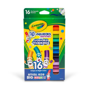 Crayola 16 ct. Washable Pip-Squeaks Skinnies Markers
