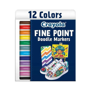 Crayola Fine Point Doodle Markers - 12 Ct
