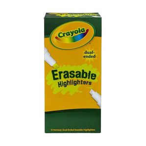 Crayola Dual-Ended Erasable Highlighter Set