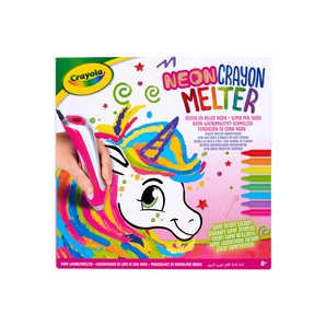 Crayola Neon Crayon Melter - Unicorn Style Art Kit