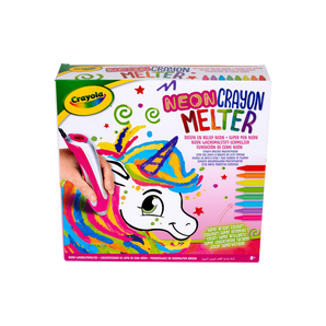 Crayola Neon Crayon Melter - Unicorn Style Art Kit