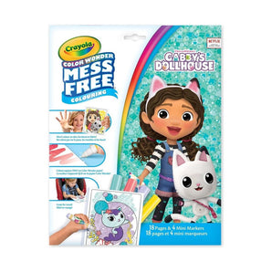 Crayola Color Wonder Mess Free Gabby's Dollhouse Coloring Set