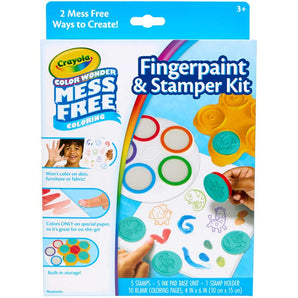 Crayola Color Wonder Mess Free Fingerpaint & Stamper Kit