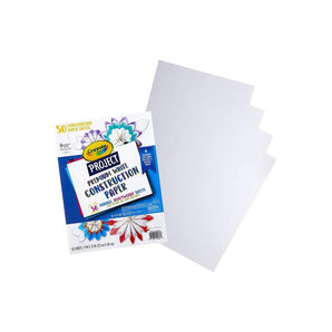 Crayola Project 50 ct. Premium White Construction Paper