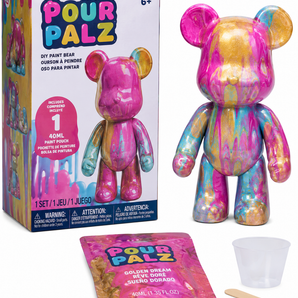 Pour Palz DIY Paint Bear W1 Golden Dream 40 Ml Pink