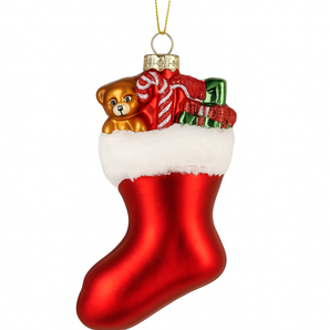 Personalized Christmas Stockingl Holiday Ornament