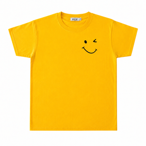 Wink Smiley Unisex Kids T Shirt Celebrate Individuality | T Shirt