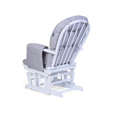 Childhome Gliding Chair With Footrest Canvas Grey | Breastfeeding